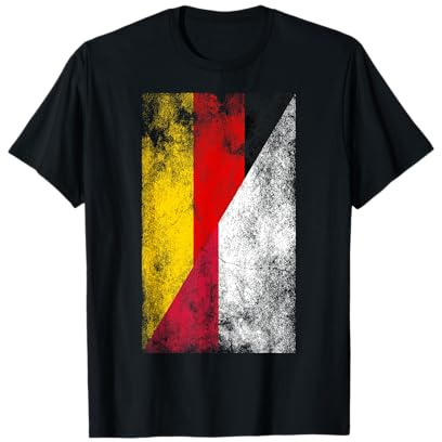 Deutschland & Polen Flaggen - Deutscher Polen Polnisch T-Shirt