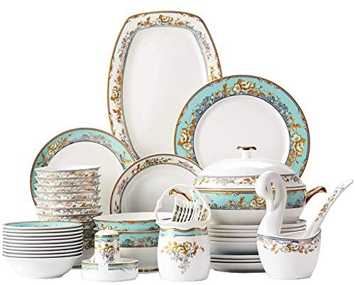 Juego De Vajilla Navideña De Porcelana De 90 Piezas, Juegos De Platos con Platos Llanos, Platos De Postre, Tazas para Fiestas, Celebraciones, Celebraciones Familiares