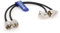 Eonvic UHF maschio a maschio PL-259 a bassa perdita digitale 50 Ohm RG58 cavo coassiale per radio HAM e CB, analizzatore antenna, carico fittizio, misuratore SWR (angolo retto, 30 cm, 2 pezzi)