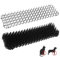 Set of 6 Cat Repellent Mats, Scat Mats | Flat Prickle Strip Dig Stopper for Dogs, Cats, Foxes & Wild Animals | Humane Digging Deterrent for Outdoor Spaces | 49x14x2.7cm