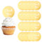 URROMA 20-Pcs Acrylic Cupcake Toppers & Cake Discs - Personalized Engraved Cake Toppers & Charm - Thank You Occasion