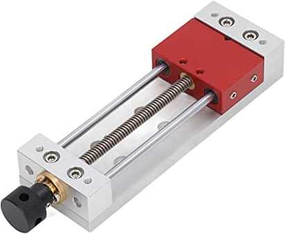0-100mm Clamping Range Aluminium Alloy Bench Vice, Mini Drill Press Vice with Clamp Opening Parallel Table Vise Press Machine Vise Carving Bed Tool Fixing Tool, Thickened