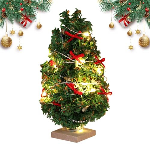 Puppenhaus Dekoration Weihnachtsbäume, 1/12 Realistische Kleine Puppenhaus-Ornamente Für Weihnachten, Miniatur Künstlicher Weihnachtsbaum, Lustige Partygeschenke Für Puppenhaus Feiertagsdekorationen