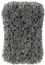Bath Sponge with Hanging Rope, Soft Exfoliating Shower Sponge for Deep Cleaning, Durable Body Sponge for Adults in Grey
