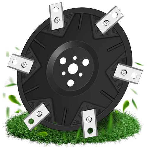 EOPUOZS Disco a 6 Lame Compatibile con Worx Landroid, M500, M700, WR167E, WR141E, Vision M600, Disco a Lame Rinforzato con Fibra di Vetro a 6 Lame per Robot Rasaerba