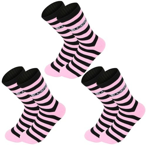 TURYYUER Blackpink Kpop Merch Rosa Baumwollsocken 3er-Pack - Modische Blackpink Fanartikel, bequem und atmungsaktiv, ideal für den Alltag