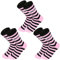 TURYYUER Blackpink Kpop Merch Rosa Baumwollsocken 3er-Pack - Modische Blackpink Fanartikel, bequem und atmungsaktiv, ideal für den Alltag