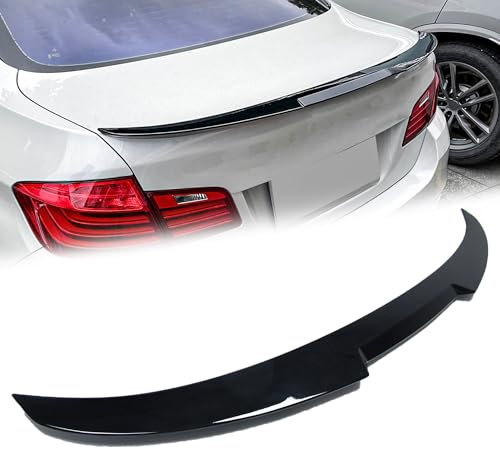 Schwarz Spoiler Lippe M4 Optik Heckspoiler für BMW 5er F10 F18 M5 Limousine 2010 2011 2012 2013 2014 2015 2016 2017