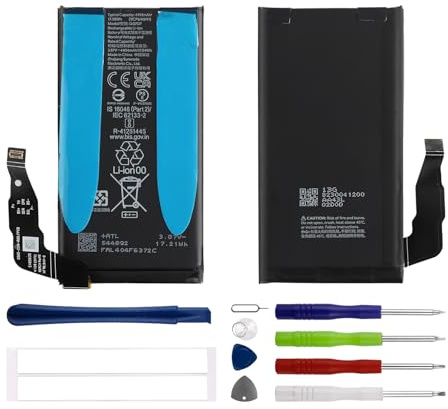 Duotipa 4404mAh Neu Ersatzakku G07DF Kompatibel mit Google Pixel 8a GKV4X, G6GPR akku mit Reparatur Tools Kit