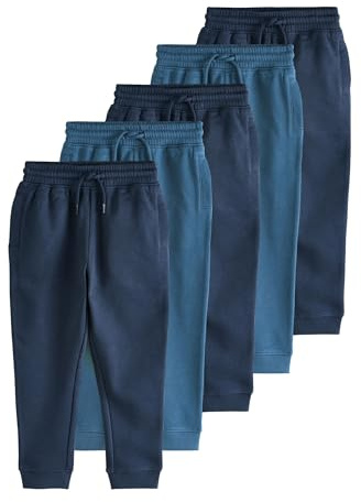 NEXT Jungen Basic-Jogginghose im Slim Fit, 5er Pack 98-176