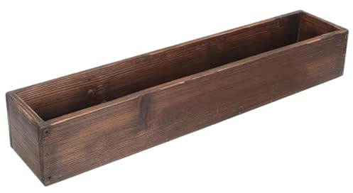 Faroby Caja de Madera, 19, 7x4x2, 8, macetero de Madera rústica, Maceta Rectangular para Patio, Granja, Patio, hogar Interior y Exterior