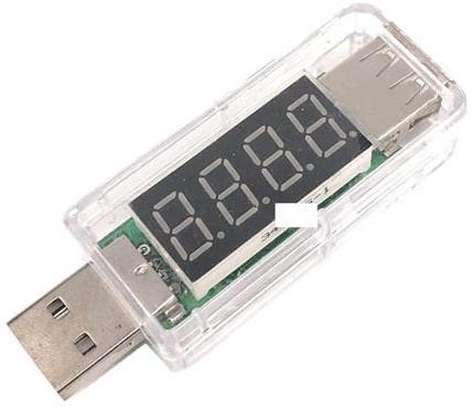 Smart Electronics Digital USB Mobile Power Ladestrom Spannung Tester Meter Mini Ladegerät Arzt Voltmeter Amperemeter(Grab bar)