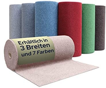 Primaflor Premium Rasenteppich GREEN – Grau-Blau - 1,33m x 20,00m | Outdoor Bodenbelag | KunstPremium Rasenteppich GREEN Meterware | wetterfest & schnelltrocknend