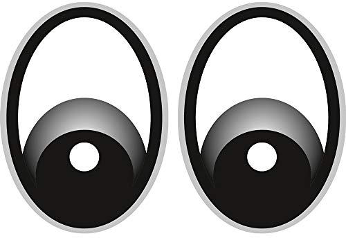 Augen Grau Saugroboter,Aufkleber,Staubsauger Roboter,Sticker,Eye,Stickers,Mähroboter Grau Rasenmäher Mähroboter