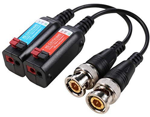 UHPPOTE HD TVI/CVI/AHD Video-Erdungsschleifen-Isolator Balun über verdrillte Paare für CCTV-Kamera