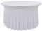 vidaXL 2X Stretch Tischhusse Weiß 150x74cm Stretchhusse Tischdecke Tisch Husse