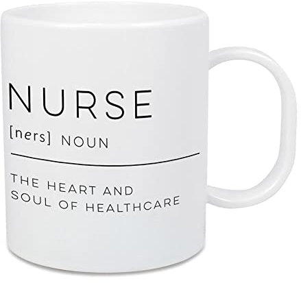 artboxONE Großer Kinderbecher Heart and Soul Nurse von Cristina Castro Moral - Typografie