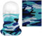 Alsino Multifunktionstuch Schlauchschal Mundtuch Halstuch Bandana Kopfbedeckung Haarband Tuch Top Motive Fester Sitz - atmungsaktiv extra lang bedeckt Mund, Nase und Hals (Camouflage blau)