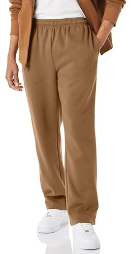 Amazon Essentials Men's Fleece Open Bottom Sweatpant (Available in Big and Tall), Dark Tan, XXL