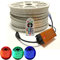 H+H Leipzig 230V 5050 SMD 60LEDs/M IP67 Mehrfarbig RGB LED Strip Streifen Lichtband Lichtleiste (Infrarot-IP65-Controller, 15 Meter)