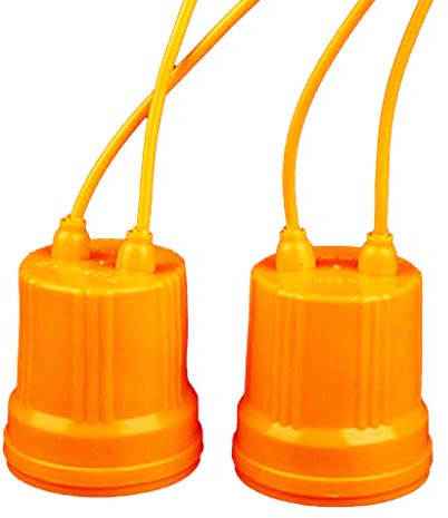 HLLR Bornes E27 Support étanche en céramique Base vis Ampoule Douille de Lampe Ignifuge matériau Durable sûr Fuite Non électrique