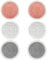 Replacement Steam Mop Pads for Shark S6002UK S7201UK Steam Mop, Reusable Steam & Scrub Cleaning Pads, Scrubbing and Sanitizing Rotating Power Pads (2 Twist Pads+2 Scrubby Pads+2 Heavy Scrub Pads)