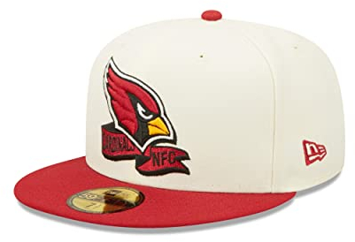 New Era Arizona Cardinals NFL 2022 Sideline Chrome White 59Fifty Basecap Arizona Cardinals, cremefarben 7 5/8