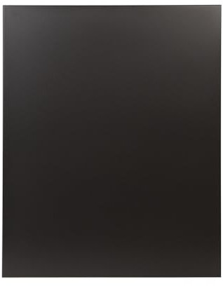 LE MARQUIER - Plaque de Protection Murale Unie Pour Poële - 80x100cm - Acier - Noir