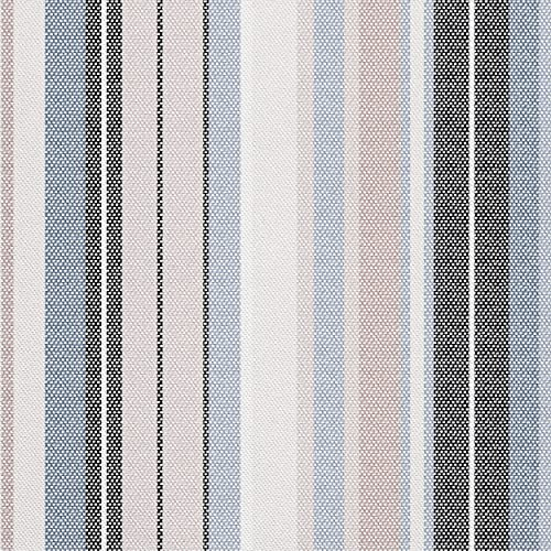 HEKO PANELS Oxford Wasserdichte Meterware Canvas-Stoff Polyester Zum Nähen Nähstoffe Möbelstoffe Dekostoffe Handwerken Wasserabweisend Blickdicht Streifen 1 Meter 155 x 100 cm