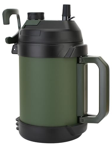 Hydraful Gallon Jug, 128oz Large Insulated Stainless Steel Sports Water Jug, Large Triple Wall Vacuum Insulation Water Bottle-Keeps Cold up to 48 Hrs-Sweat Proof,for Gym, Hiking & Camping