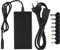 Adaptador de Fuente de Alimentación, 12-24V 96W Interruptor de 7 Velocidades Controlador de Fuente de Alimentación Transformador de Conmutación Ajustable para Diferentes Modelos de Portátiles