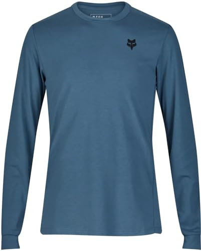Fox Racing Men's Ranger Drirelease Long Sleeve Jersey Shirt, Hunter Green Shepards, Large