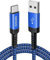 Cable USB C 1M,Cable USB vers USB C Charge Rapide Nylon Tressé QC 3.0 Cable Chargeur USB Type C pour Samsung Galaxy S22 S21 S20 Fe S10E S9 S8, iPhone 15/15 Pro,A13 A53 A52 A12 A21 A51 A21S,Sony Xperia