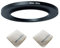 46 mm Objektiv auf 62 mm Kameraobjektiv-Adapter, 46 mm auf 62 mm, Step-Up-Ring-Adapterring für alle Marken von UV-ND, CPL, mit Premium-Objektiv-Reinigungstuch, 2 Stück (46 mm-62 mm)