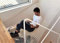 Dekor Netz, Kinderschutz Kletterseil, Weiß Kindersicherheitsnetz,Schutznetz, Seilnetz Innere Klettern Draussen Dekorationsnetz Balkon Geländer Treppe Anti-Fall-Netz(Size:1*1M,Color:5cm Mesh)