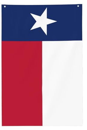 Wurton Flagge von Texas, einseitig, 6 x 0,9 m, Poster, saisonale Flaggen, Deck, Terrasse, Veranda oder Veranda