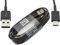 Inspired Essentials Fast Charging USB-A USB-C Type C Charge and Sync Cable Compatible with Samsung/Apple Mobile Phones and Tablets (USB-A to USB-C, Black (1.5m))