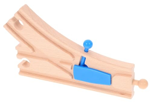 BCOATH Holzzug Baby Zug Groß Spur Holz Spielzeug Spur Spielzeug Kinder Spur Spielzeug Kinder Zug Spur Spielzeug Holz Eisenbahn Gleis Party Favor Montiert Zug Gleis Eisenbahn Gleis Liefert Zug Szene