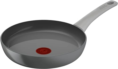 Tefal Renew On - Poêle 24 cm - Revêtement antiadhésif céramique - Induction - Indicateur de cuisson Thermo-Signal - Eco-Design - Cuisson saine - Fabriqué en France - C4240443