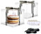 Vebetter 2 Pezzi Scatola per Torta Trasparente, 22 x 22cm Scatole Regalo Plastica con Coperchio Scatola per Torta a Doppio 6 inch Strato Scatole per Esposizione per Imballaggio da Forno per Dessert