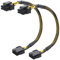 Cable Matters 2er-Pack, 8-poliges EPS-CPU-Verlängerungskabel, Stecker auf Buchse, 25 cm, 8-poliges CPU-Stromkabel/ATX-CPU-8-poliges Kabel