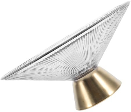 Cabilock Plato De Vidrio Para Frutas Frutero De Comedor Cuenco Alto De Cristal Plato De Frutas Base