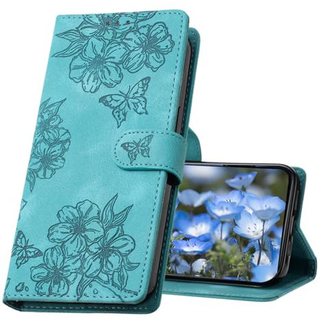 SIYOPINPFY Cover Portafoglio per Huawei P20 Pro, Farfalla Antiurto PU Pelle Magnetico Flip Supporto Cover per Huawei P20 Pro, Custodia Porta Carte e Cinturino Cover per Huawei P20 Pro XY Verde