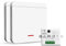 Pixelure 1 + 2 interrupteurs d'éclairage sans fil, interrupteur de sécurité et contrôleur récepteur 10 A pour lampes jusqu'à 1500 W