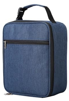 AUTUUCKEE Portable Insulated Lunch Bag,Thermal Meal Prep,Tote School Lunch Box,Portable Carrying Lunch Box Bag,Football Lunch Box Bag,Lunch Bag,Lunch Bag Boys and Grils(Color:Blue)
