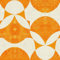 JIAOQSS Papier Peint Adhesif Mural Abstrait géométrique orange Papier Adhesif pour Meuble Papier Peint Autocollant Cuisine Placard Stickers Muraux