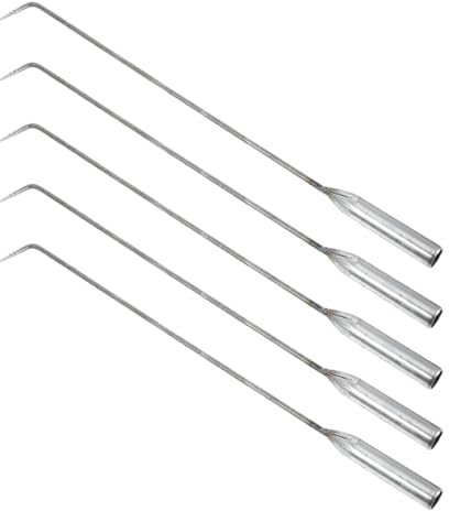 NULYLU 5stücke Schürhaken Für Feuerstelle Robustes Werkzeug Aus Stahl Für Lagerfeuer Holzofen Außen Und Innenkamin Praktisch Für Grillen Und Camping