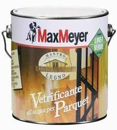 vetrificante all'acqua per Parquet - Finitura trasparentetinata Sa 750ml