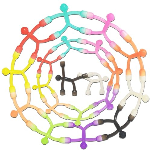 JRD&BS WINL Mini Magnetische Figuren Spielzeug für Kinder Spielzeugmagnete | Spiel Kühlschrank Magnete Männchen Reisespielzeug für Kinder 20 Pcs Gummi Magnet Spielzeug für 3-12 Jahre alt (Mini20pcs)