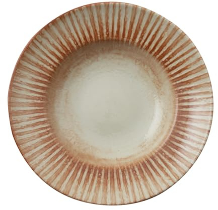 67382B12 Arthur Krupp Pastateller Cm 27 Sunlight Red Stoneware